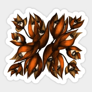 Flowers eyes Sticker